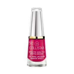 Collistar Oil Nail Polish Spiegeleffekt n.307 Hot Pink with Restructuring and Nourishing Oils Intense Long-Lasting