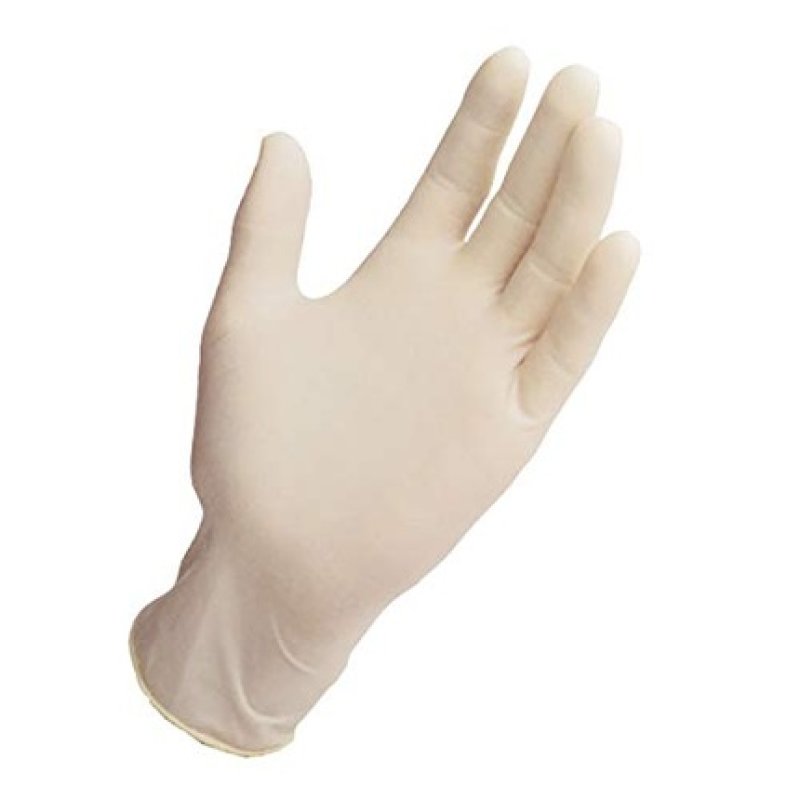 Linea Premium Glob / S Globell Latex Gloves, Size S, 100 Pieces S White