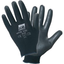ICO CP Gloves Nylon PU Black XL