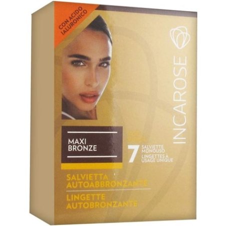 Incarose Maxi Bronze 7 Self-Tanning Wipes