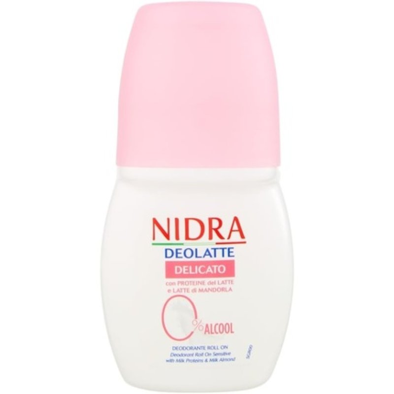 Nidra Gentle Roll-On Deodorant with Protein and Almond