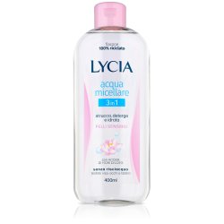 Lycia Micellar Water 3 in 1 Sensitive Skin with Lotus Flower Water 400ml