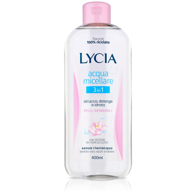 Lycia Micellar Water 3 in 1 Sensitive Skin with Lotus Flower Water 400ml
