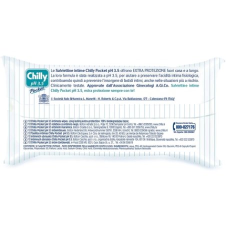 Chilly Protect Intimate Wipes