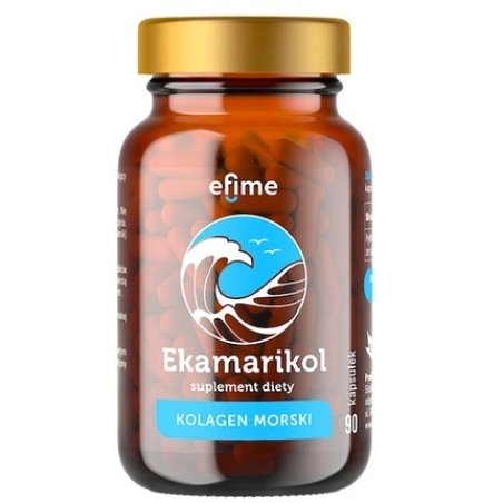 Ekamarikol Premium Marine Collagen - 90 Capsules For Skin, Hair, And Joint Health