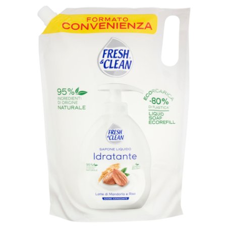Fresh Clean Moisturizing Almond And Rice Liquid Soap - 1 Liter