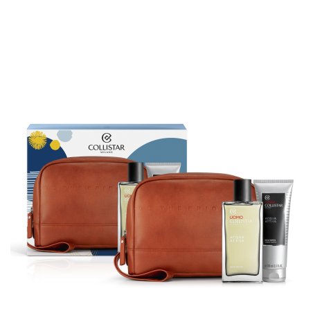 COLLISTAR Acqua Attiva Kit - EdT 100ml Shower Gel 100ml Beauty Bag
