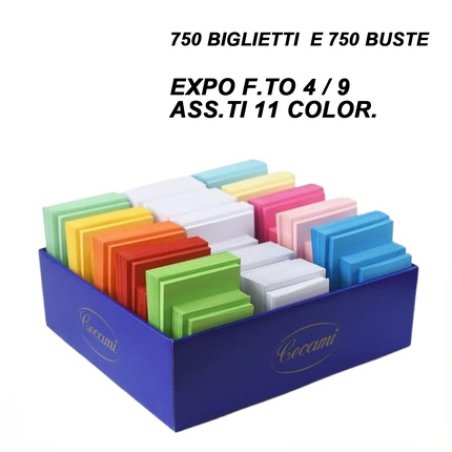 Cecami Expo 750 Bigl. 750 Bust. Ft.4/9 Ass.Ti 11 Color. Lf40090f49/Hd Pz1