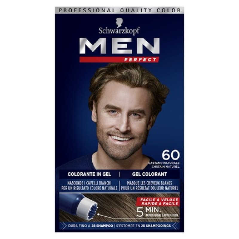Men Perfect Non-Ammonia Gel Hair Color N60 Natural Brown