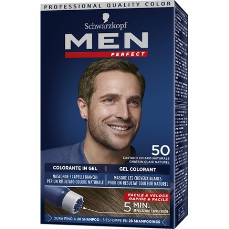 Men Perfect Non-Ammonia Hair Color Gel N50 Natural Light Brown