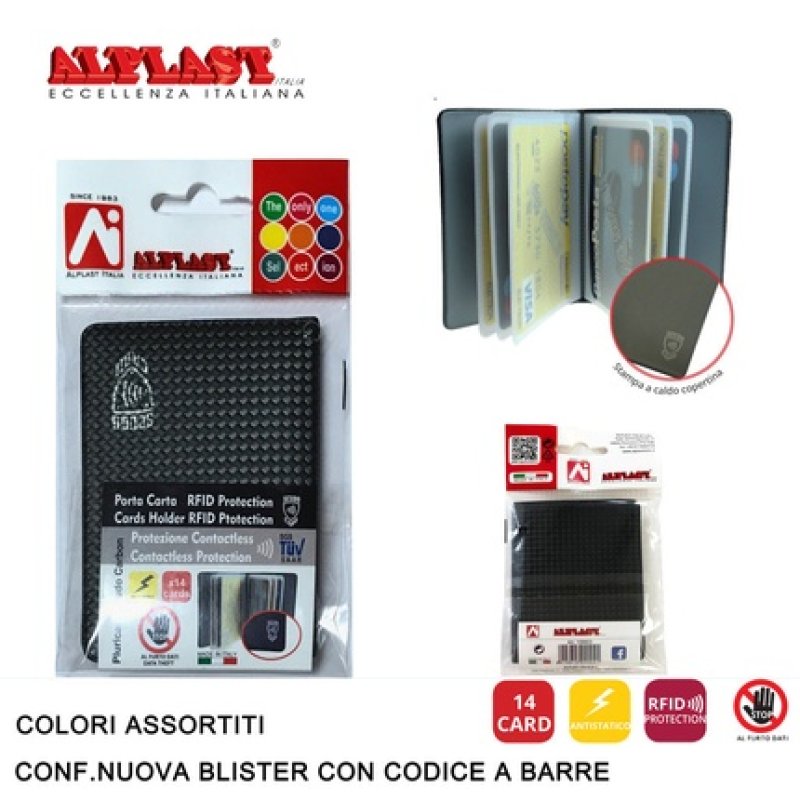 Alplast Pluricard Scudo Carbon Pack Of 24