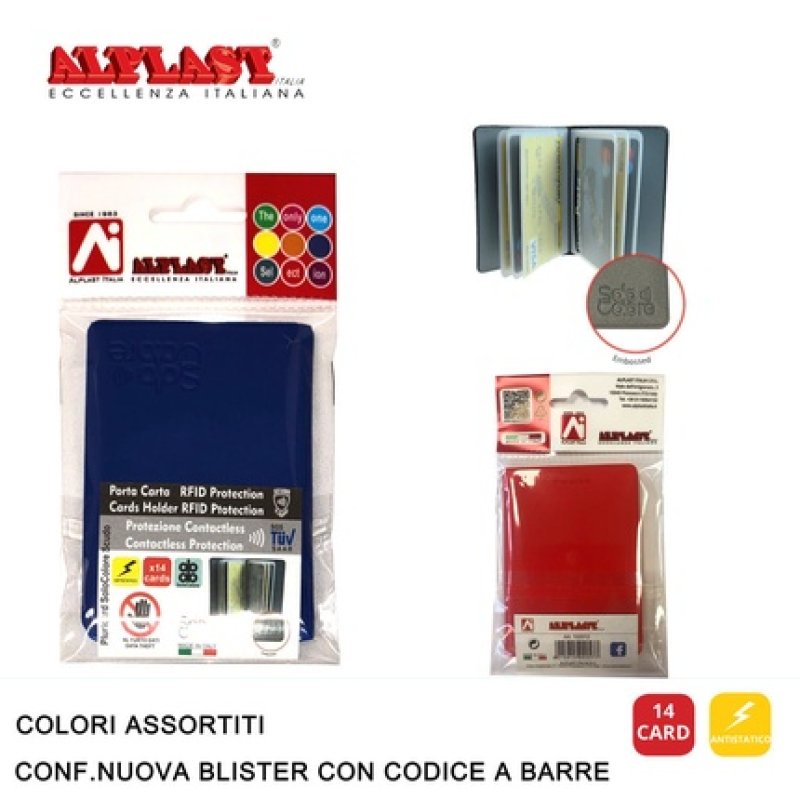 Alplast Pluricard Solocolore Scudo Pack Of 24