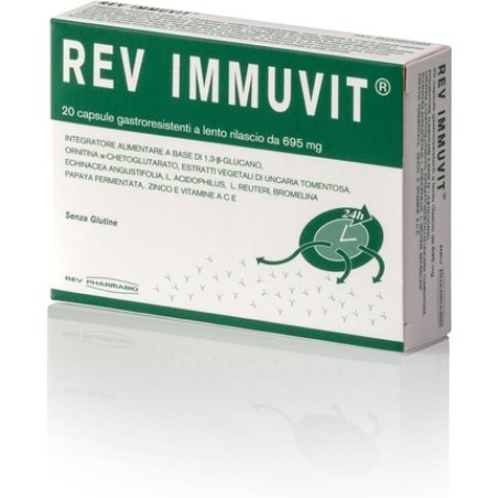 Rev Pharmabio Immuvit Food Supplement 20 Tablets 14g