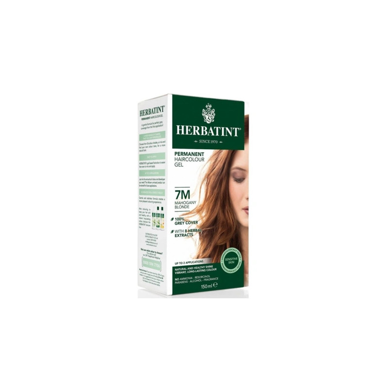 Herbatint 7m Mahogany Blonde Hair Dye Gel With Oxidizer