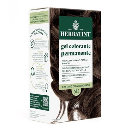 Herbatint Permanent Hair Color 5D Light Brown Gold 170ml