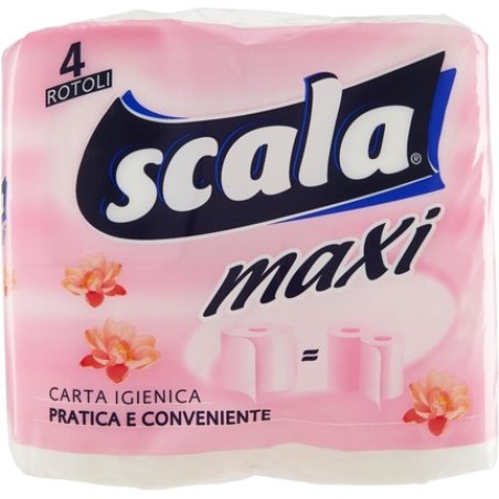 Scala Maxi Toilet Paper 4 Rolls - Pack of 4
