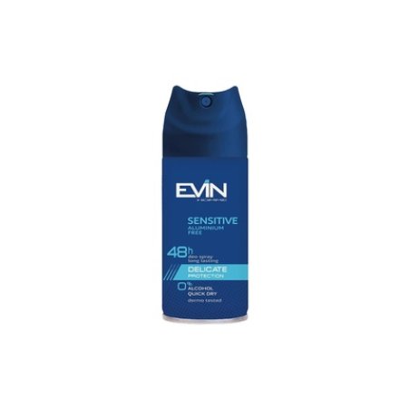 Evin Homme Deodorant for Men 48h Sensitive Spray Lemon Fragrance