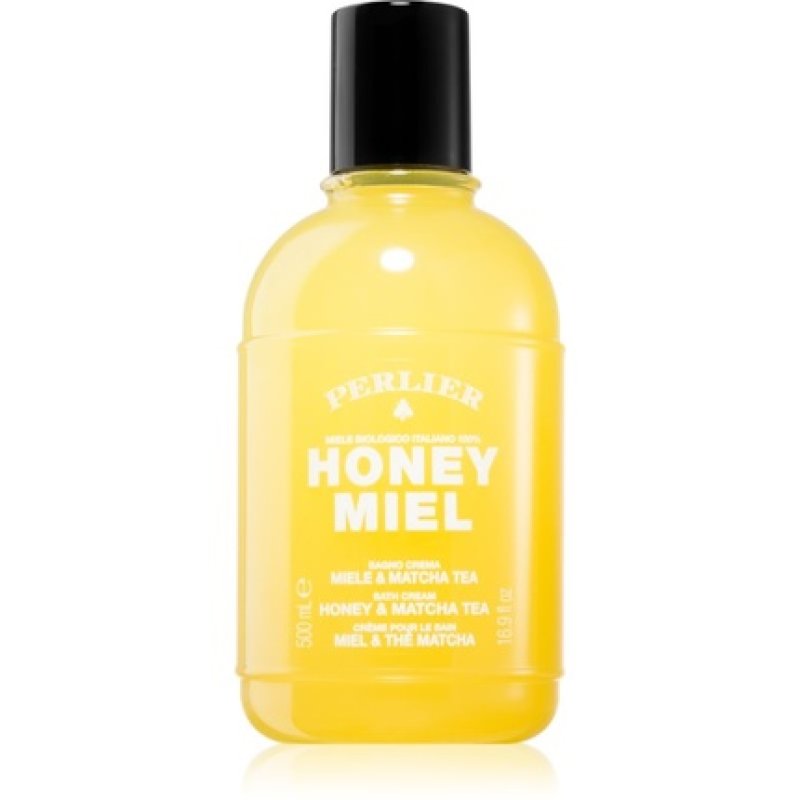 Perlier Honey & Matcha Tea Shower and Bath Cream - 500 ml