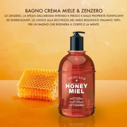 Perlier Honey Bath Cream Honey & Ginger with 100% Italian Organic Honey 3000ml