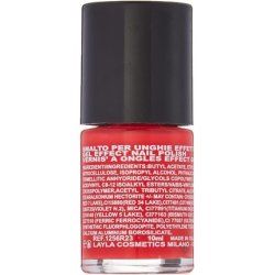 Layla Cosmetics Milano Gel Effect Nail Polish Coral Red 10ml