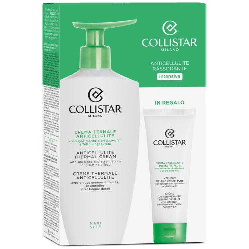 Collistar Intensive Anticellulite Firming Routine: Anticellulite Thermal Cream 400 ml Intensive Firming Cream Plus 75