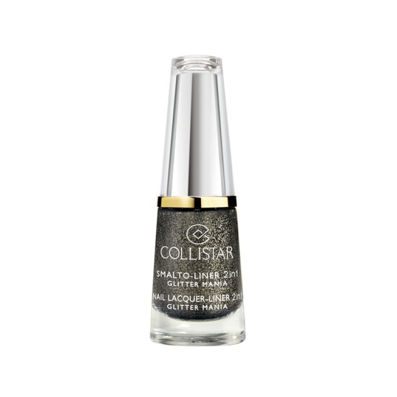 Collistar Nail Lacquer-Liner Glitter Mania nail polish Silver