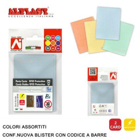 Alplast Duo Scudo Pastello Rfid - Pack Of 24