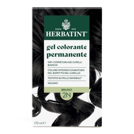 Herbatint Permanent Hair Color 2N Brown 170ml Ammonia-Free 100% Coverage