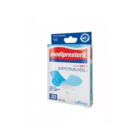 Corman Medipresteril Waterproof Adhesive Bandages 7x2 20