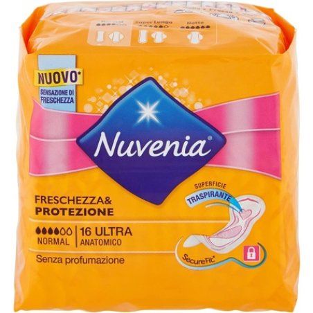 Nuvenia Ultra Thin Pad with Secure Fit 16 Count