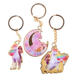Unicorn Academy assortiment porte-clés métal (12)