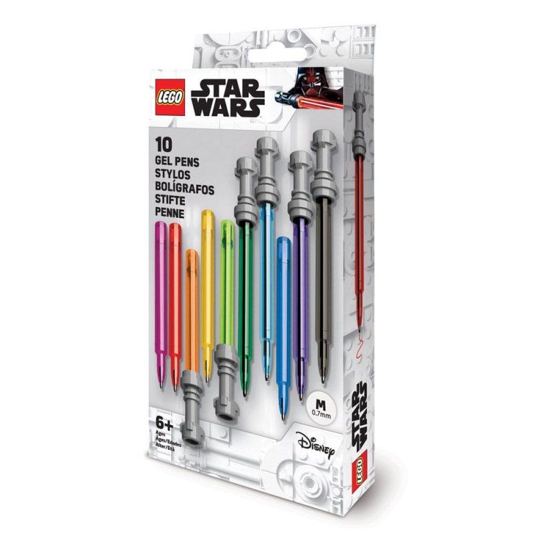 LEGO Star Wars pack 10 stylos à bille à encre gel Sabre Laser