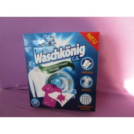 Der Waschkonig Color & Dirt Trap Cloths Pack Of 20 Cleans Absorbs Colors New