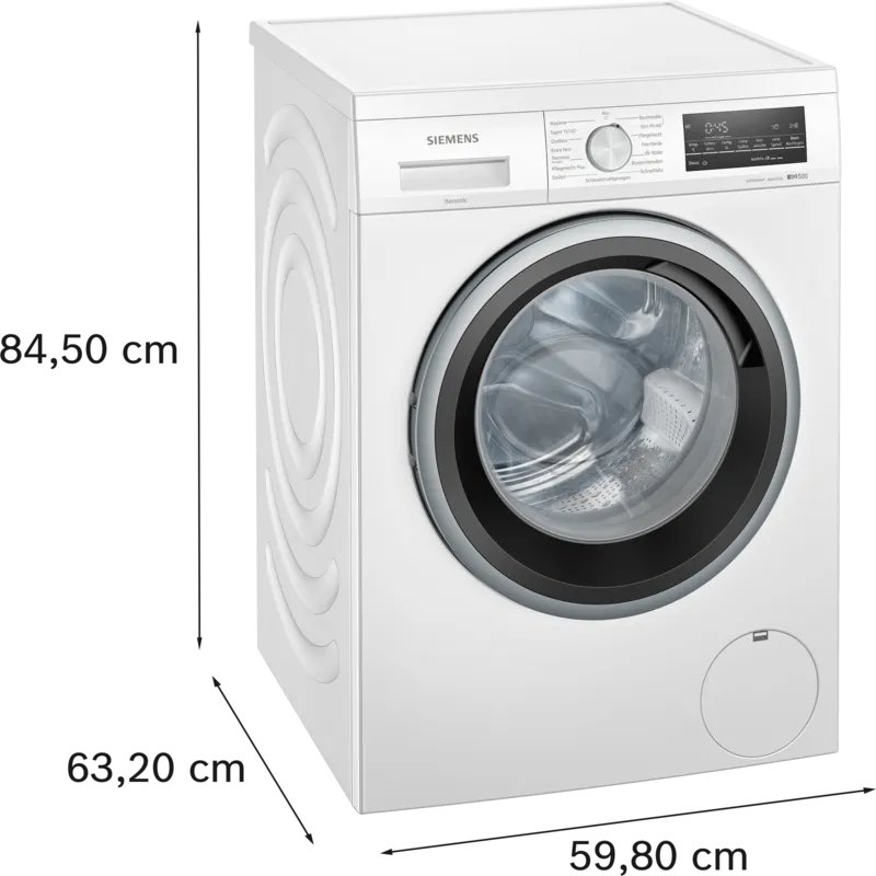 Siemens iQ500 WU14UT71 washing machine Front-load 8 kg 1400 RPM White