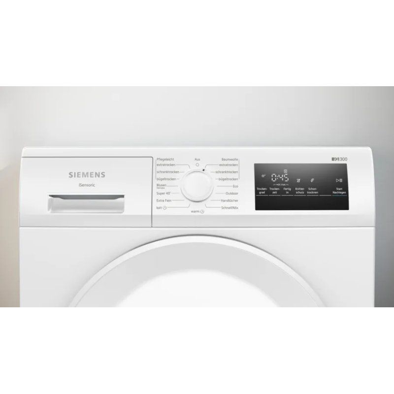 Siemens iQ300 WT43HV04 tumble dryer Freestanding Front-load 8 kg White