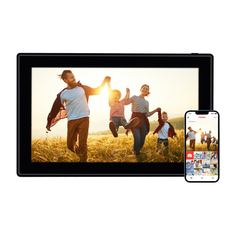 Rollei - Smarter picture frame - 15 Diagonal - WIFI - App Control - Model 150 - 15.6 inches - black