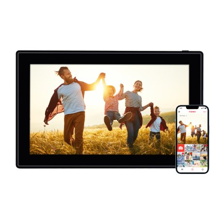 Rollei - Smarter picture frame - 15 Diagonal - WIFI - App Control - Model 150 - 15.6 inches - black