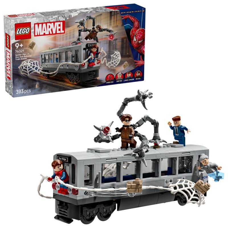 76321 Marvel Super Heroes Spider-Man vs. Doc Ock: Showdown in der U-Bahn