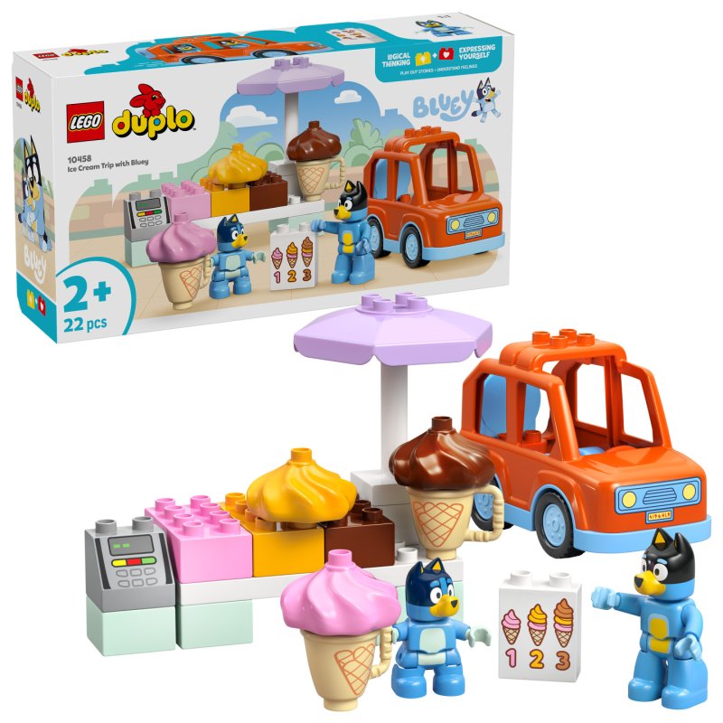 10458 DUPLO Bluey Ausflug zur Eisdiele mit Bluey