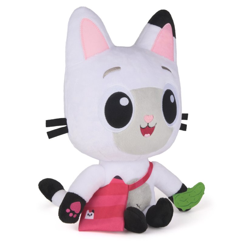 Gabby's Dollhouse : The Movie, Meow-mazing Interactive Pandy Paws Plush Toy with 3 Accessories & Removable Bag, Kids