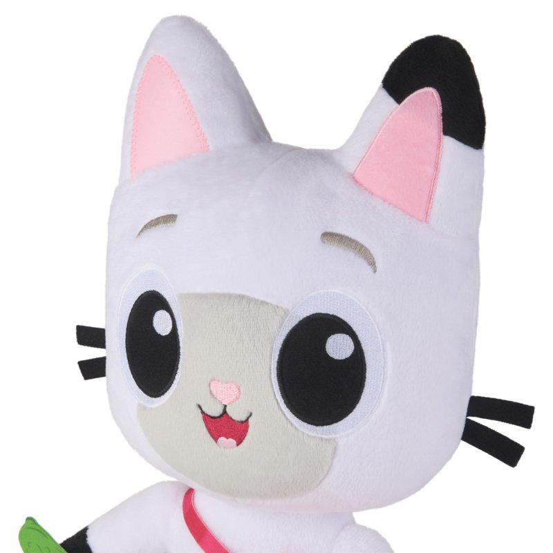 Gabby's Dollhouse : The Movie, Meow-mazing Interactive Pandy Paws Plush Toy with 3 Accessories & Removable Bag, Kids