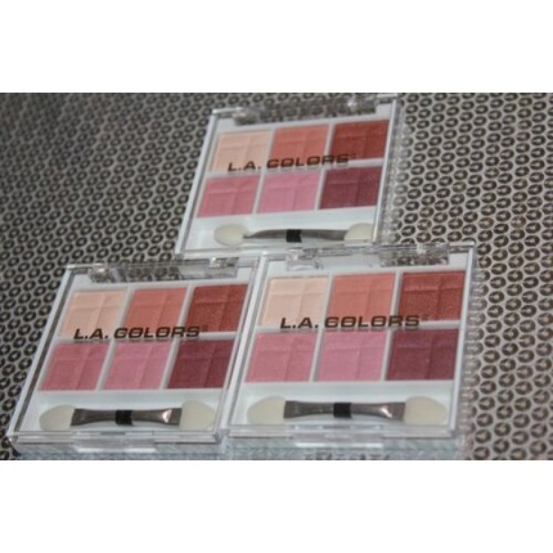 L.A. Colors 6 Color Eyeshadow Palette CES463 Soft Sealed