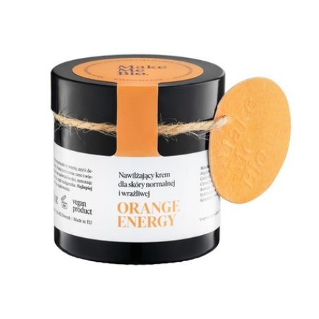 Make Me Bio Orange Energy Moisturizing Cream 60ml - Moisturizing Cream for Normal Skin