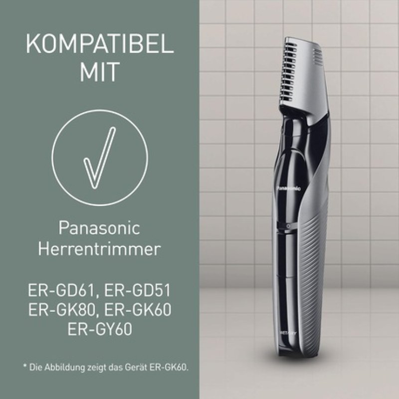 Panasonic WER9500Y1361 Replacement Trimmer Blade for ER-GD61, ER-GD51, ER-GK80, ER-GK60 & ER-GY60 Beard & Body Hair
