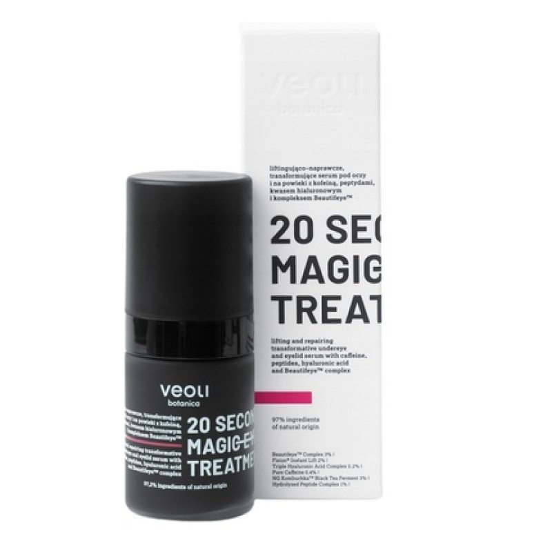 Veoli Botanica 20 Seconds Magic Eye Treatment Glam Brightening-Lifting-Repairing Serum For Eyes And Eyelids 15ml