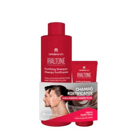 Iraltone Fortifying Shampoo 400ml Free Fortifying Shampoo 75ml
