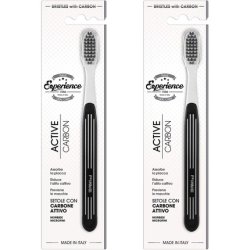 Activated Charcoal Toothbrush Set - Pack of 2