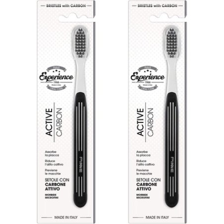 Activated Charcoal Toothbrush Set - Pack of 2