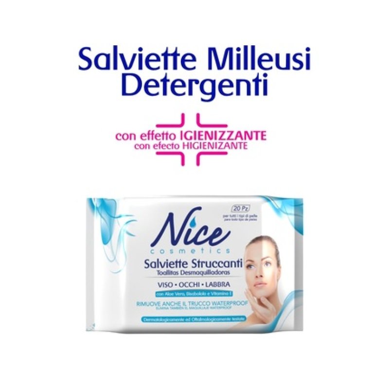 Nice Makeup Remover Wipes 20 Pieces