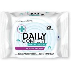 Daily Comfort Insect and Mosquito Repellent Wipes 20 Wipes